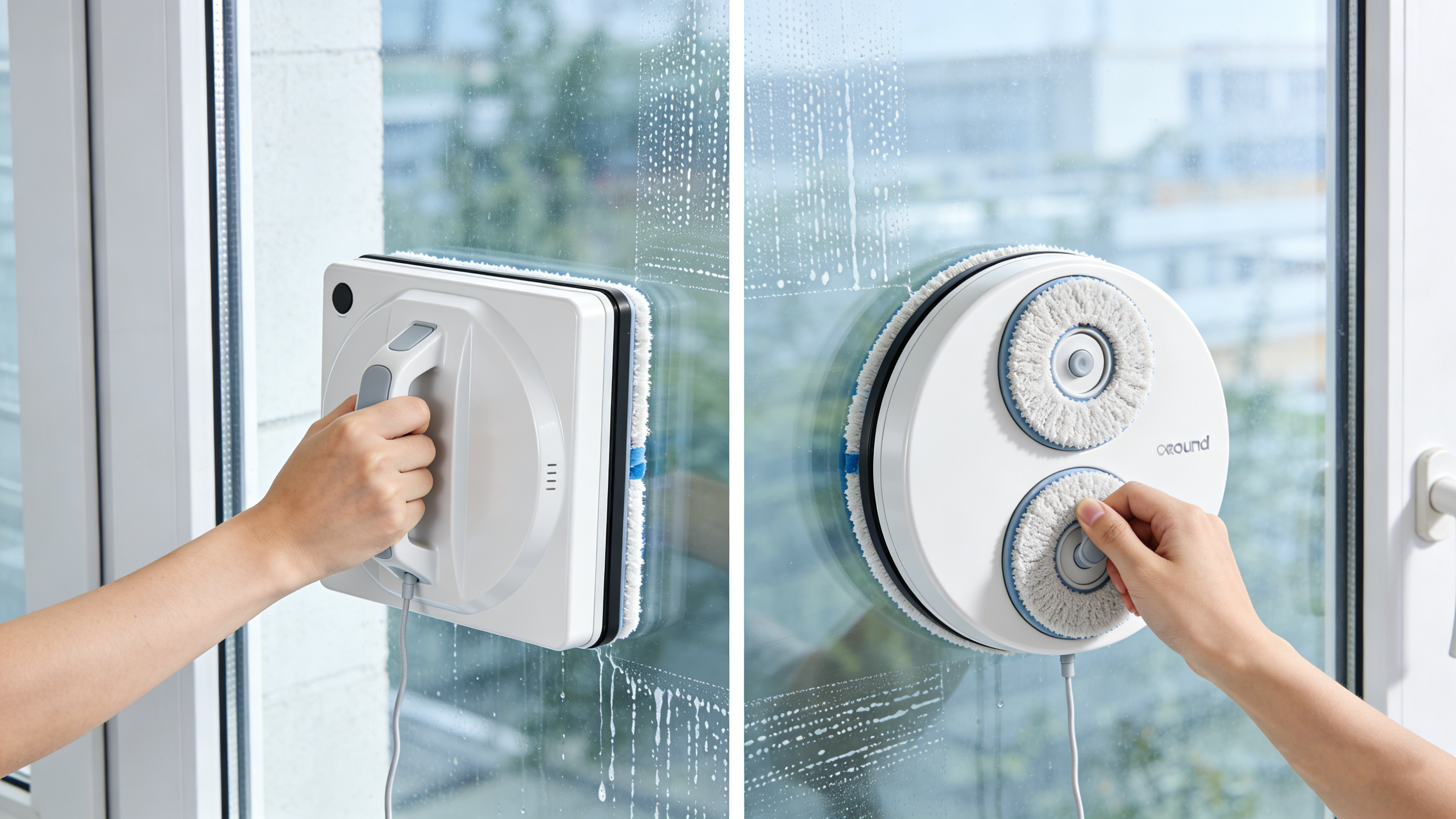 Limpiacristales redondo VS, Limpiacristales cuadrado