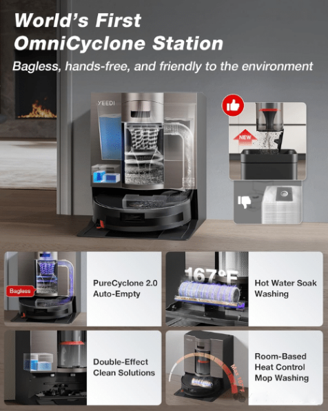 Aspiradora Yeedi S20 Infinity