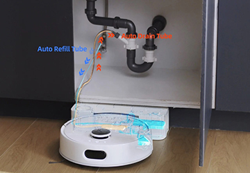 ¿Cómo instalar tuberías de agua para robot limpiador?