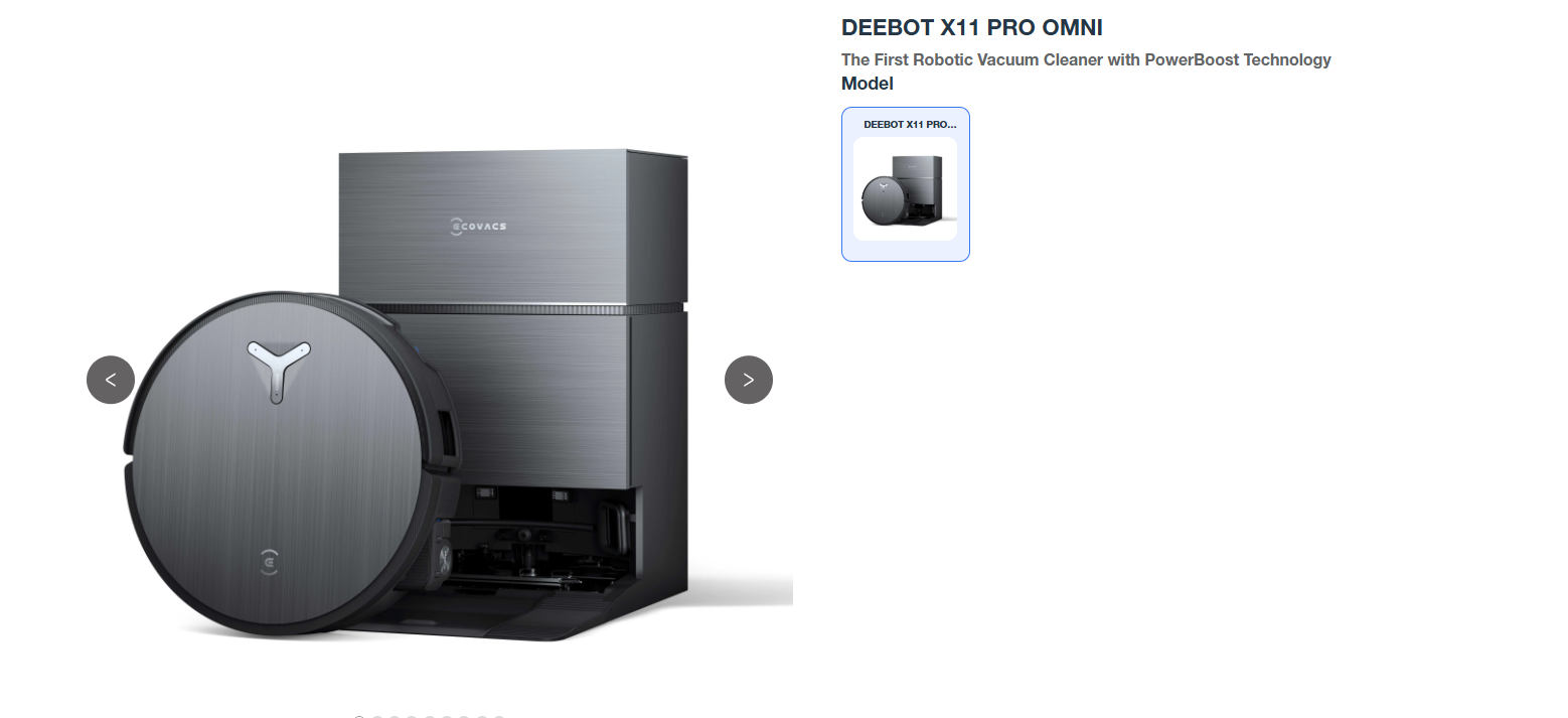 Ecovacs Deebot X11 PRO OMNI