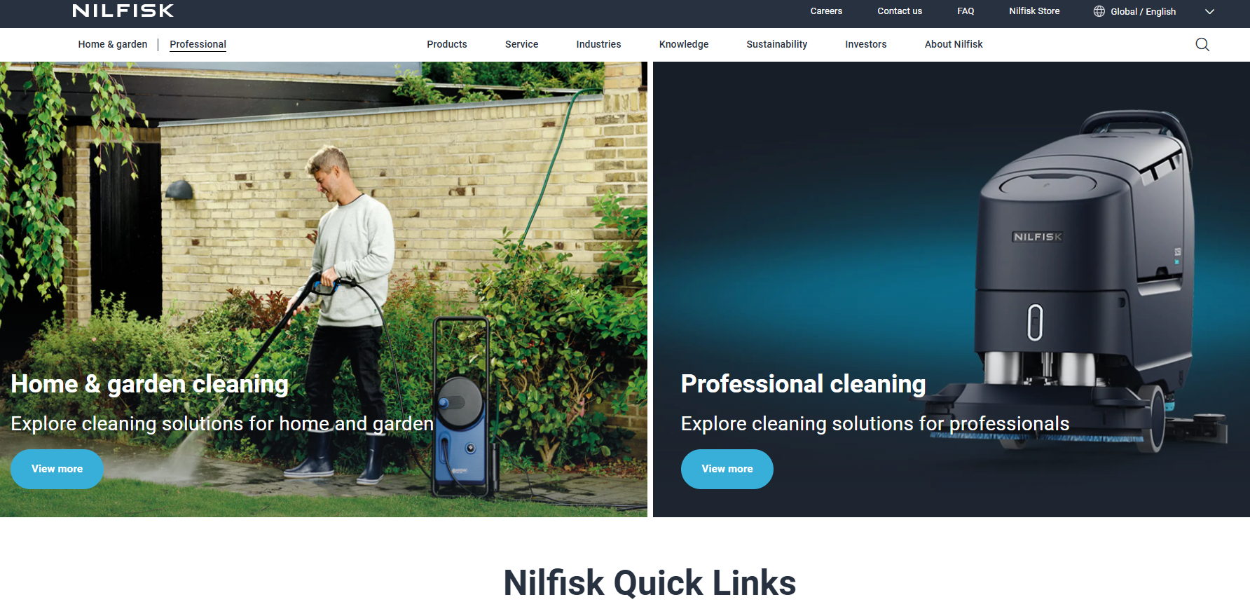 Nilfisk: el líder de calidad establecido