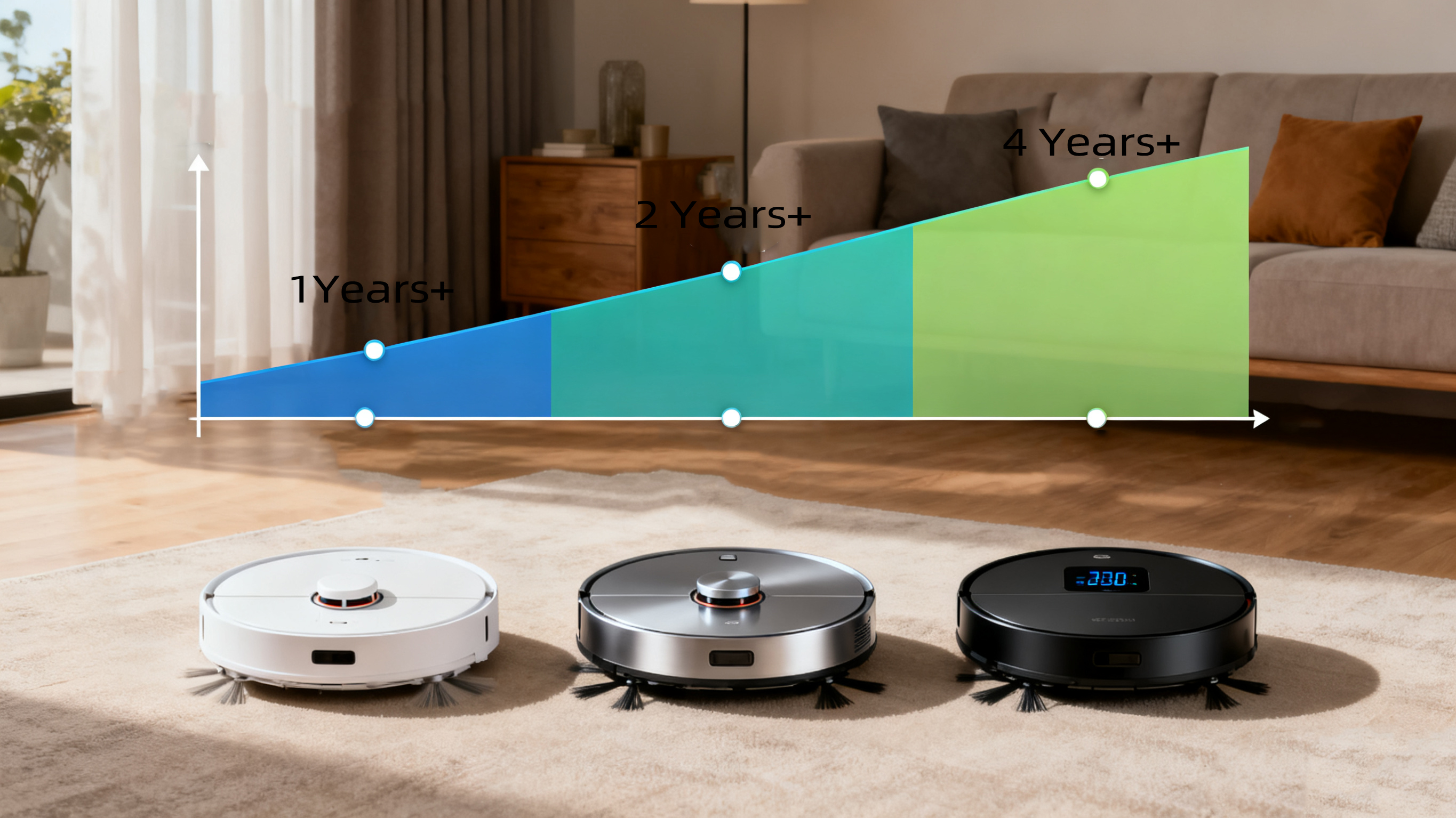 ¿Cuánto tiempo duran las aspiradoras de robot?