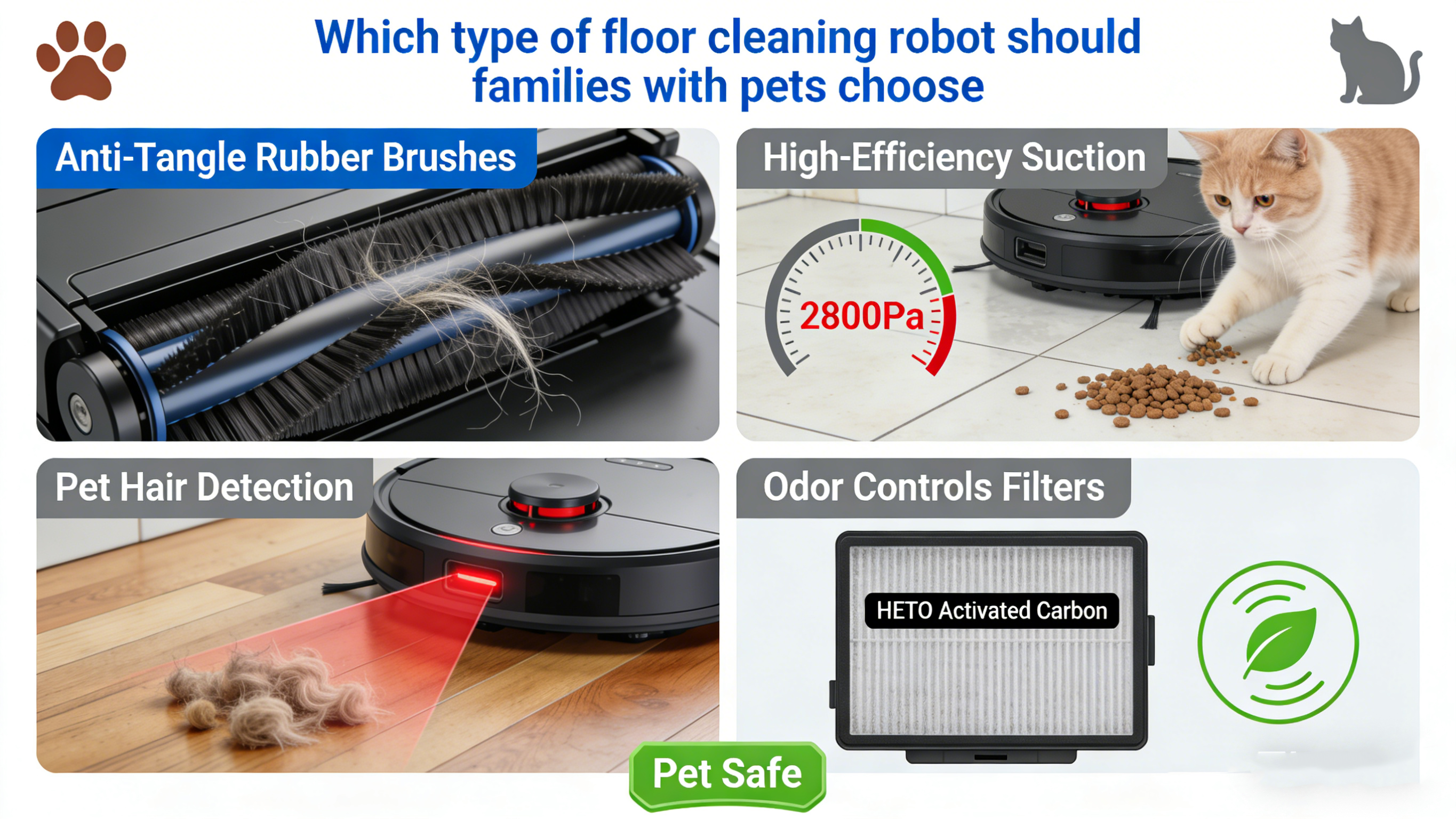 &iquest;Qu&eacute; tipo de robot limpiasuelos deber&iacute;an elegir las familias con mascotas?