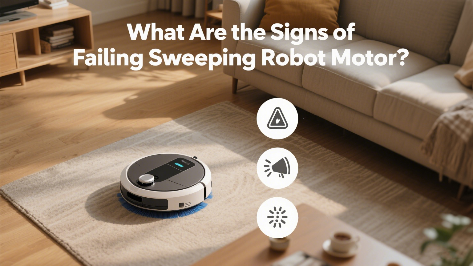 ¿Cuáles son los signos de un motor robot que falla?