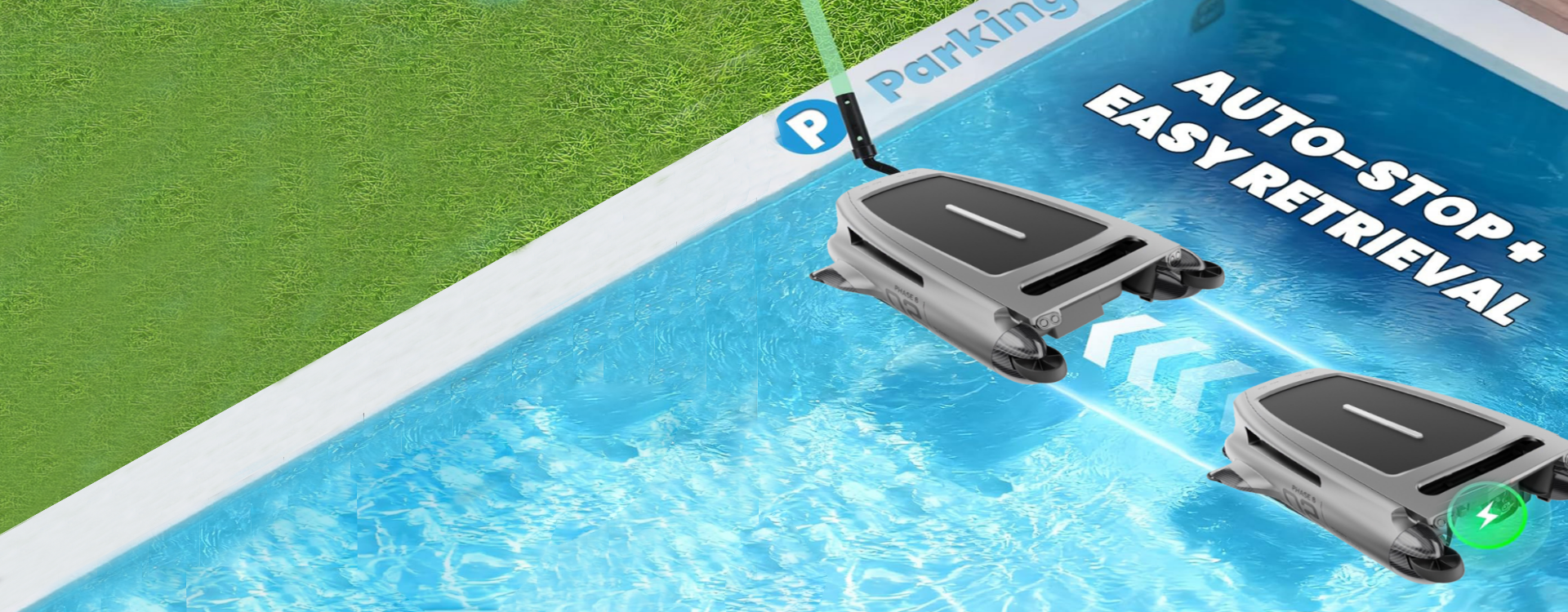 Solar Powered Pool Skimmer​