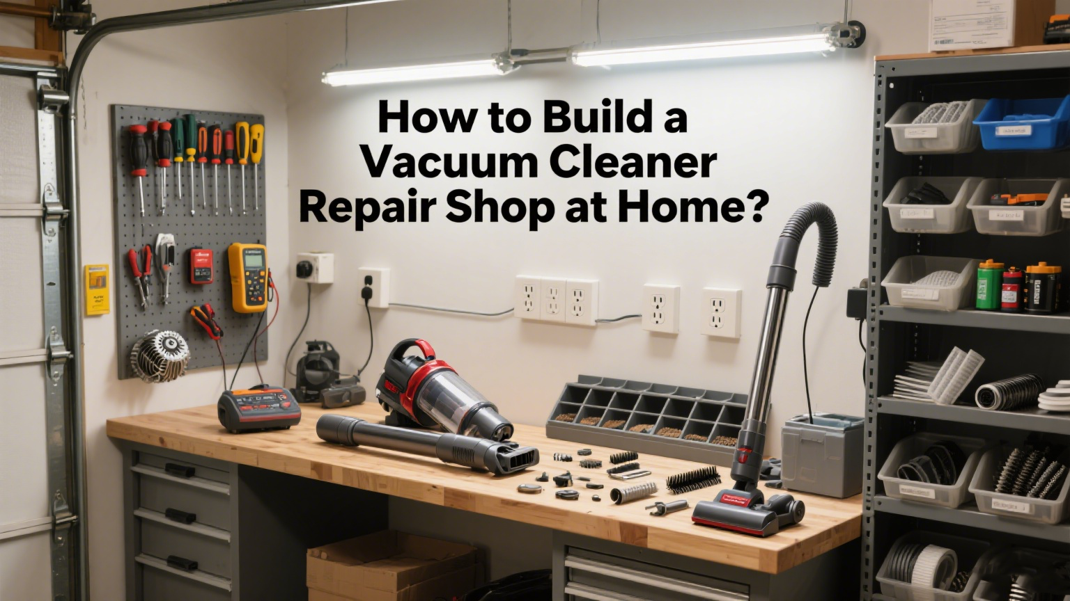Cómo construir un taller de reparación de aspiradoras en casa？