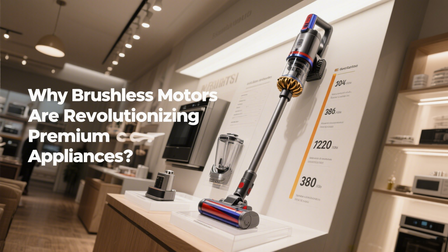 Por qué los motores sin escobillas están revolucionando los electrodomésticos premium？