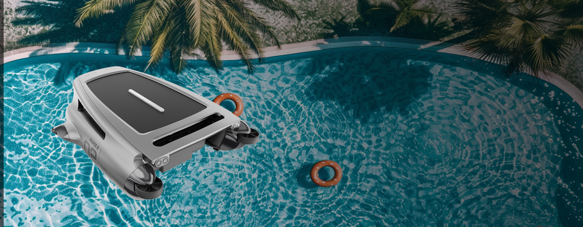 Solar Powered Pool Skimmer​