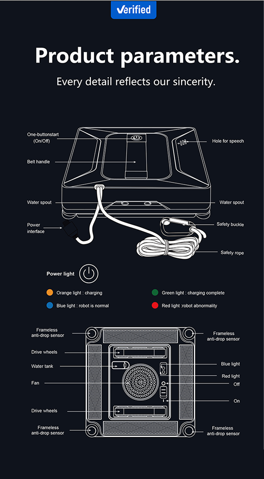 Robot automático de limpieza de ventanas