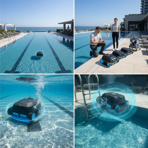 Robot limpiador de piscinas Lincinco