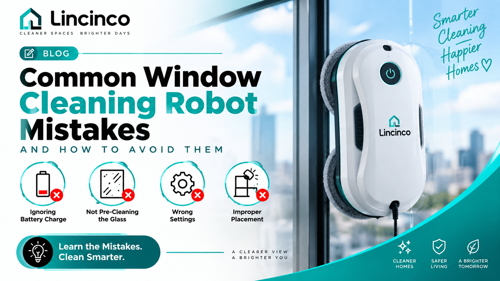 Errores comunes de los robots limpiadores de ventanas y cómo evitarlos
