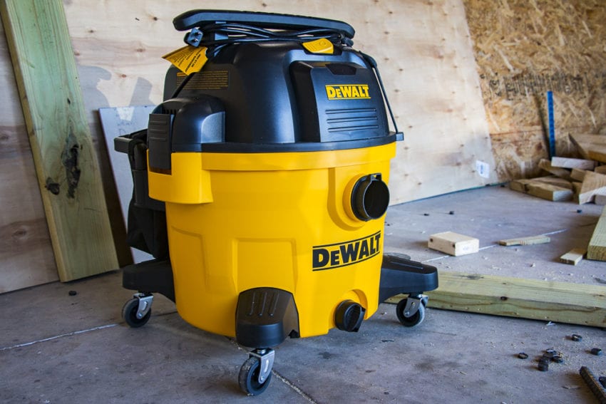 Aspiradora de taller DeWalt de 9 galones y 5 HP pico