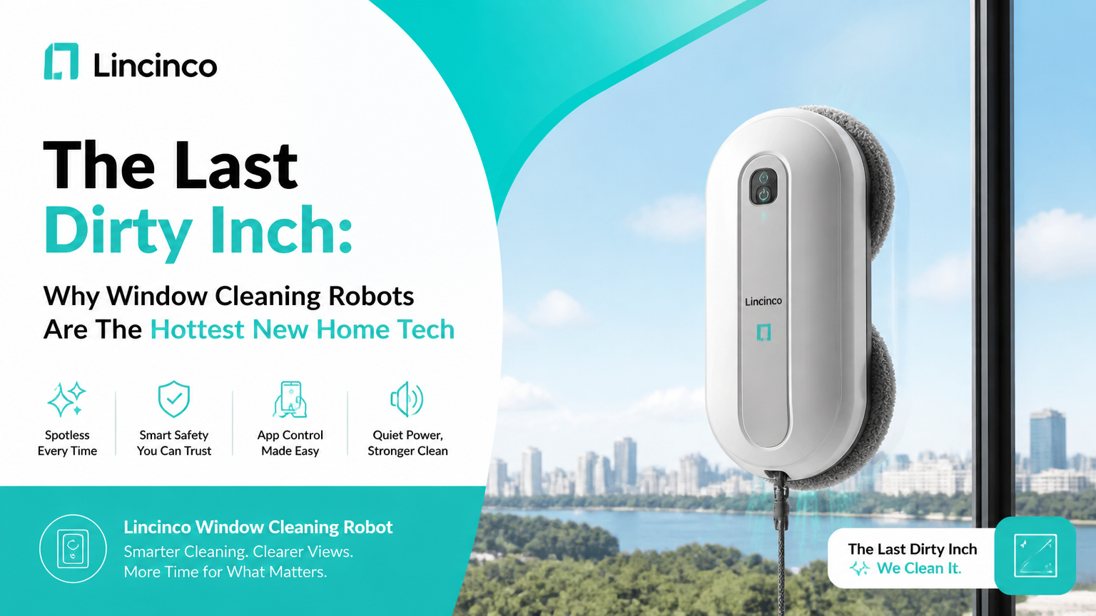 El último centímetro sucio: por qué los robots limpiadores de ventanas son la nueva tecnología para el hogar más novedosa